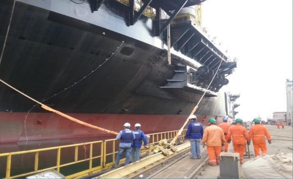 Operação no Navio Petrobras 74 Nassau